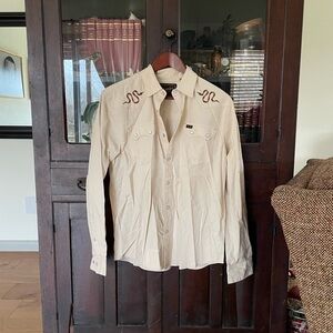Howler Bros Beige Western Shirt